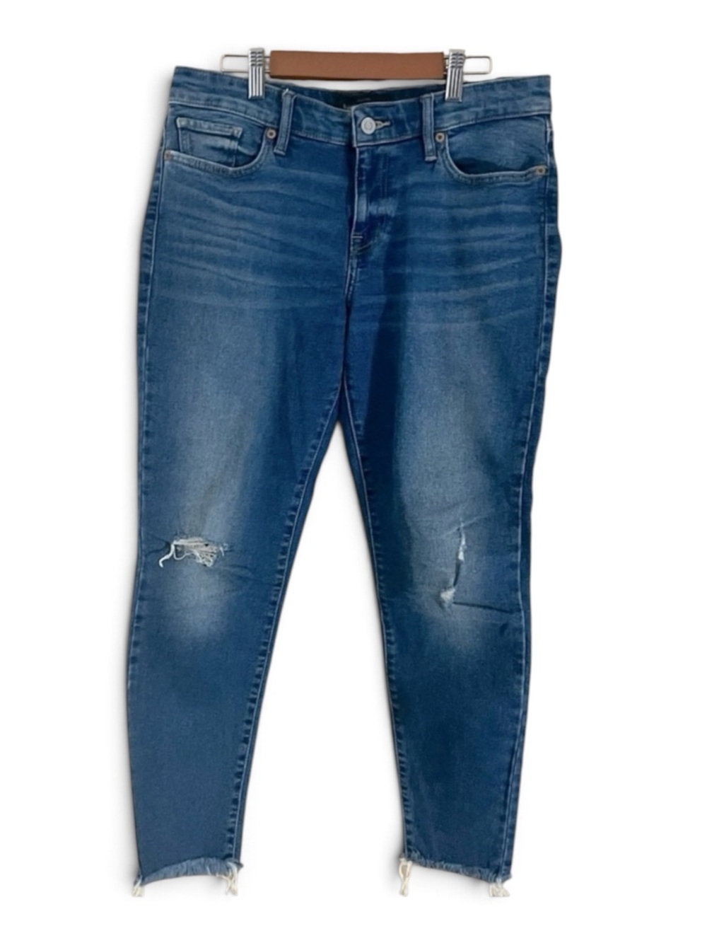 Lucky Brand Stella Skinny Raw Hem Ankle Jeans
